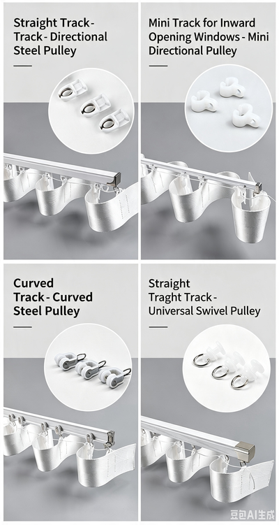 Innovative Universal Wave Curtain System Compatible with All Curtain Tracks & Poles | OEM & Wholesale