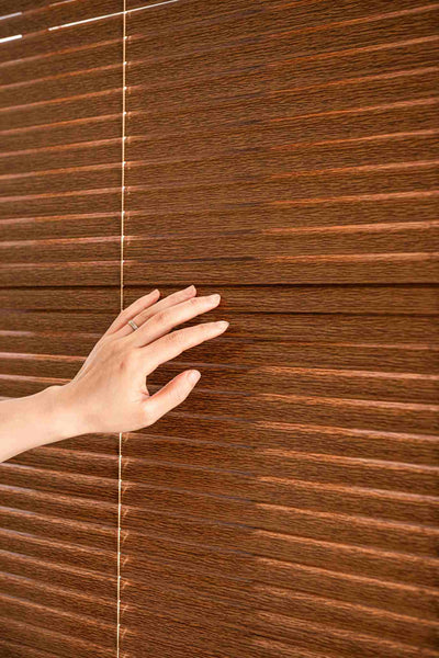 Premium Wood Grain Aluminium Venetian Blinds with C-Shaped Slats | OEM Manufacturer & Wholesale Supplier
