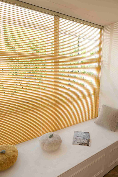 Premium Wood Grain Aluminium Venetian Blinds with C-Shaped Slats | OEM Manufacturer & Wholesale Supplier