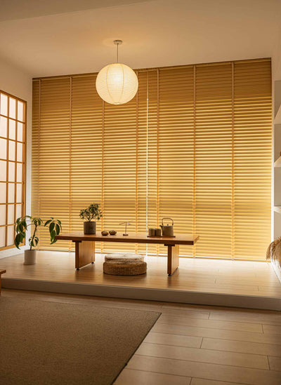 Premium 50mm Basswood Venetian Blinds | Natural Solid Wood | OEM Manufacturer & Wholesale Supplier