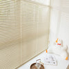 Dust-proof aluminium Venetian blinds with covered headrail for modern interiors - image 2