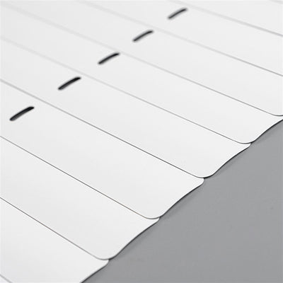 Matte Beige finish for dust-proof aluminium Venetian blinds