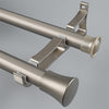 Champagne Cone End Bracket B option for modern heavy-duty decorative aluminium curtain rod set