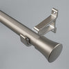 Champagne Cone End Bracket C option for modern heavy-duty decorative aluminium curtain rod set