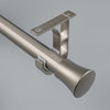 Champagne Cone End Bracket D option for modern heavy-duty decorative aluminium curtain rod set