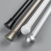 Modern heavy-duty decorative aluminium curtain rod set with premium sprayed finish - image 1