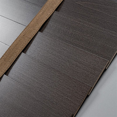 Dark Walnut color swatch for premium 50mm basswood Venetian blinds
