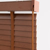 Premium 50mm basswood Venetian blinds with real wood slats in an interior setting - image 3