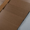 Walnut Brown color swatch for premium 50mm basswood Venetian blinds
