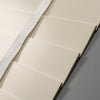 Warm Ivory color swatch for premium 50mm basswood Venetian blinds