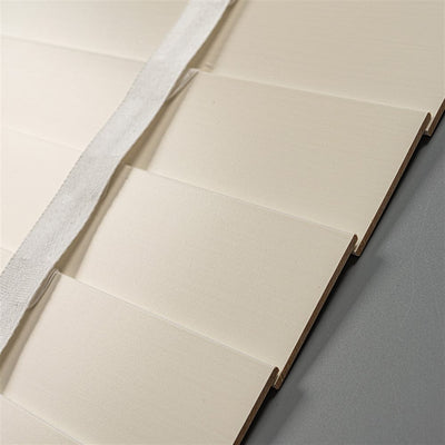 Warm Ivory color swatch for premium 50mm basswood Venetian blinds