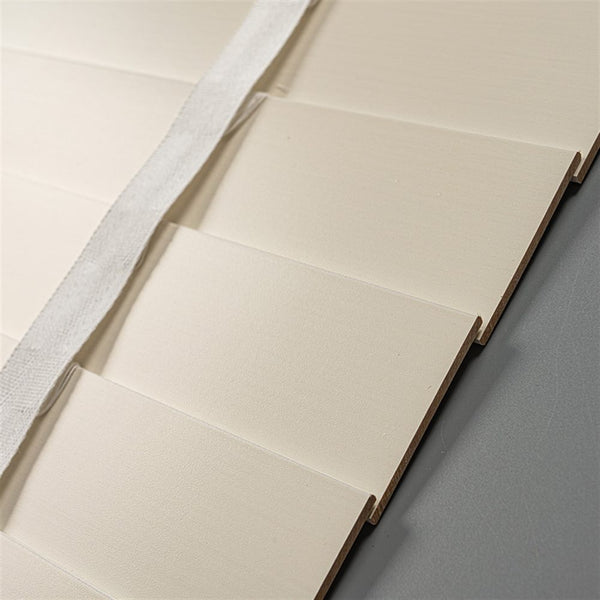 Warm Ivory color swatch for premium 50mm basswood Venetian blinds