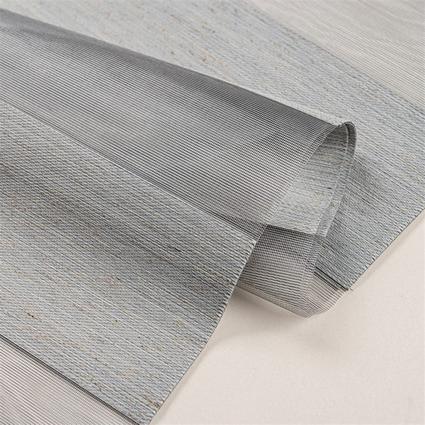 High-Blackout Silver White fabric swatch for premium day and night roller blinds