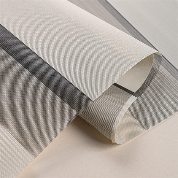 Semi-Blackout High-Density Gray fabric swatch for premium day and night roller blinds