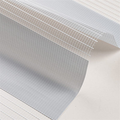 Semi-Blackout High-Density White fabric swatch for premium day and night roller blinds