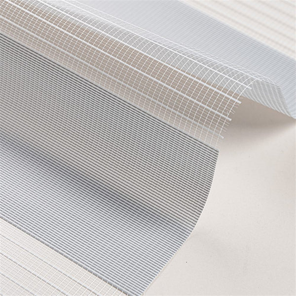 Semi-Blackout High-Density White fabric swatch for premium day and night roller blinds