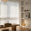 Premium dual layer sheer shades with dual layer zebra fabric in a modern interior - image 2