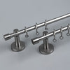 Premium minimalist manganese steel curtain pole with electroplated finish - image 1