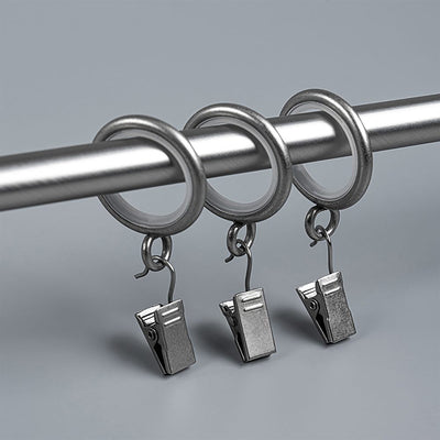 Premium minimalist manganese steel curtain pole with electroplated finish - image 2