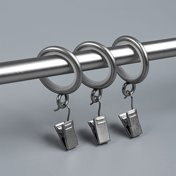 Premium minimalist manganese steel curtain pole with electroplated finish - image 2