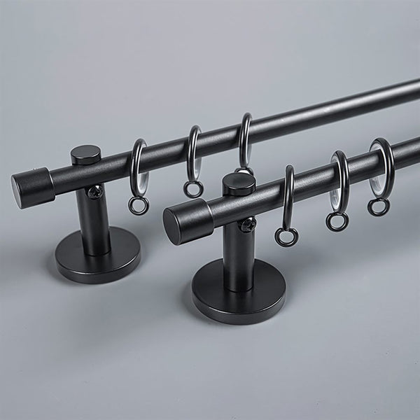 Premium minimalist manganese steel curtain pole with electroplated finish - image 4