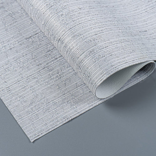 Blackout Textured Weave fabric swatch for premium custom Roman blinds