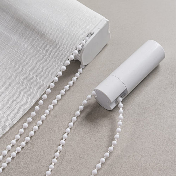 Premium custom Roman blinds with linen look fabric in a modern interior - image 3