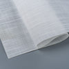 Privacy Filtering Embossed White fabric swatch for premium custom Roman blinds