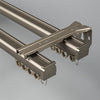 Champagne Double Track Side Bracket option for premium straight aluminium curtain track system