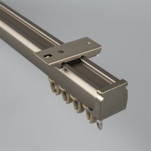 Champagne Single Track Ceiling Plate option for premium straight aluminium curtain track system