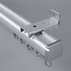 Silver Single Track Wall Bracket option for premium straight aluminium curtain track system