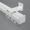 White Single Track Wall Bracket option for premium straight aluminium curtain track system